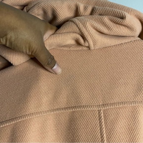 Gogosing Duffle Coral Knit Hooded Coat With Wooden Toggles - Picture 8 of 8